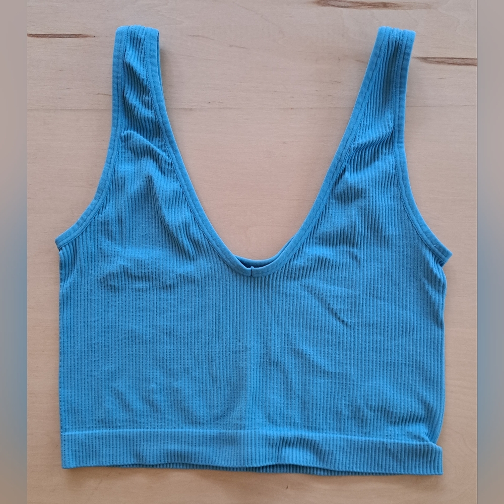 Colsie Ribbed Athletic Tank